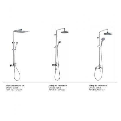 cold hot waterfall shower set