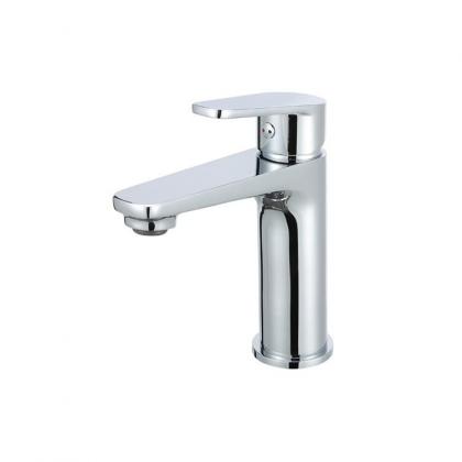 Deck-mount chrome single handle basin faucets